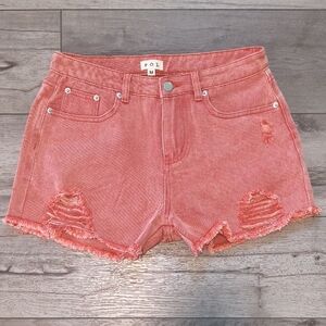 POL Distressed Denim Shorts
